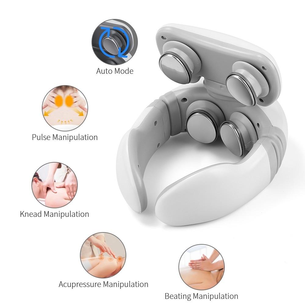 4D Neck Massager con Control Remoto: Tu Aliado Contra el Dolor de Cuello